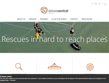 Tablet Screenshot of lalineavertical.com